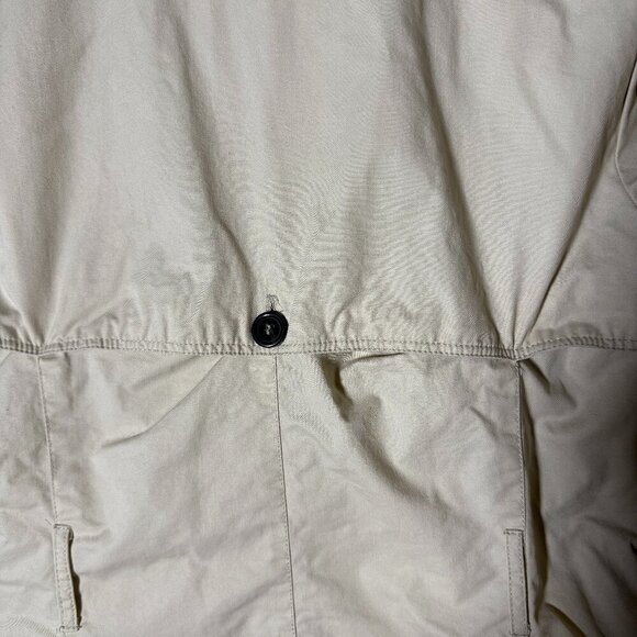 S Curve Light Jacket-Trench Coat Cream Size 10 - Picture 3 of 7